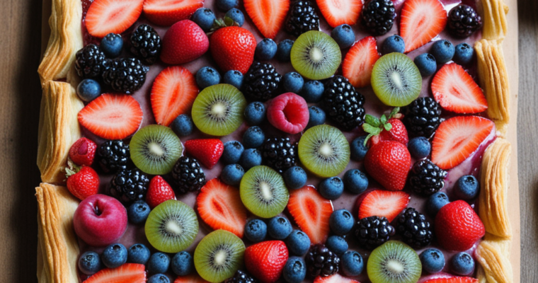 Easy Fruit Puff Pastry Tart