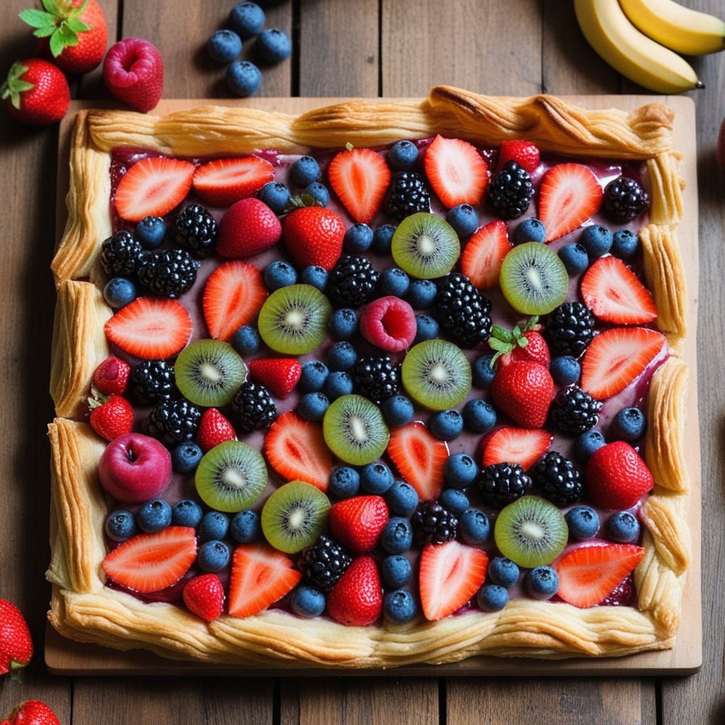 Easy Fruit Puff Pastry Tart