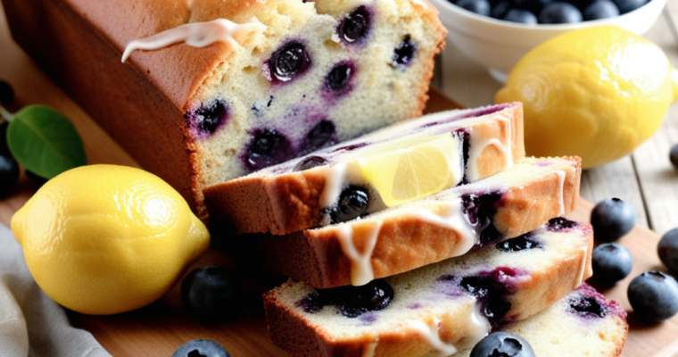 Zesty Lemon Blueberry Bread: A Burst of Sweetness in Every Bite