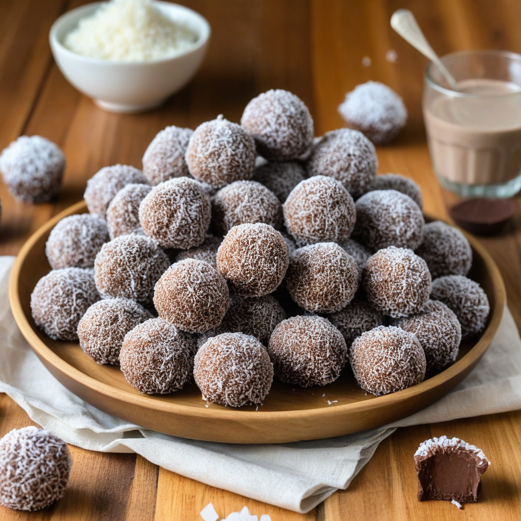 Gourmet Chocolate Coconut Truffles Made Effortlessly